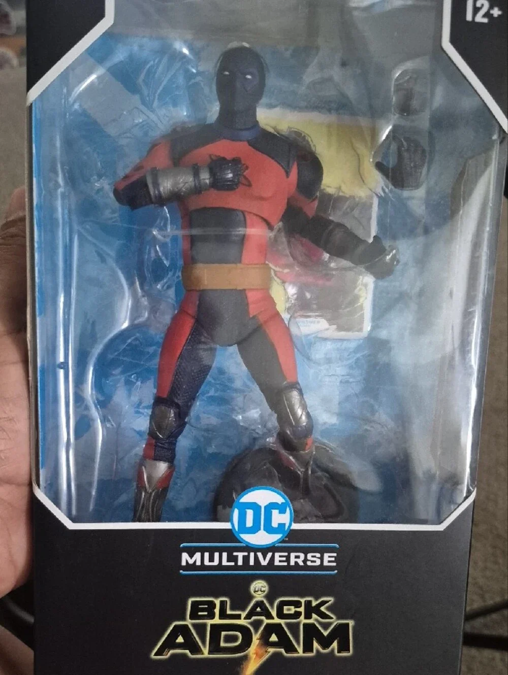 DC Multiverse Atom Smasher Action Figure - Red, Black & Gold Accents